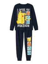 NAME IT Miego kostiumas 'NKMAbel Pokemon' tamsiai mėlyna / geltona / mėtų spalva / balta