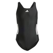 ADIDAS PERFORMANCE Sportinis maudymosi kostiumėlis '3-Stripes C-Back Swimsuit' juoda / balkšva
