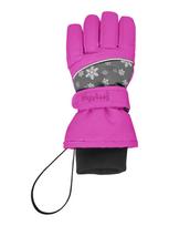 PLAYSHOES Pirštinės pilka / fuksijų spalva / juoda / balta