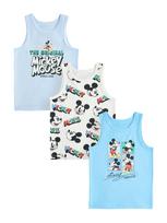 Next Marškinėliai 'Mickey Mouse' mėlyna / šviesiai mėlyna / juoda / balta