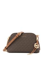 MICHAEL Michael Kors Rankinė su ilgu dirželiu 'DOME' ruda / ruda (konjako) / tamsiai ruda / auksas