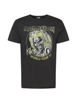 AMPLIFIED Marškinėliai 'IRON MAIDEN' geltona / juoda / balta