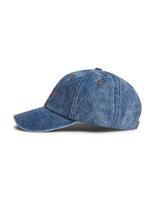 Tommy Jeans Kepurė 'Heritage Logo Baseball' mėlyna / tamsiai (džinso) mėlyna / raudona / balta