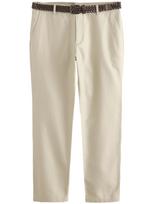 Next „Chino“ stiliaus kelnės glaisto spalva / tamsiai ruda