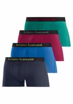 Bruno Banani Boxer trumpikės tamsiai mėlyna jūros spalva / dangaus žydra / tamsiai žalia / raudona