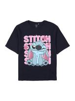 NAME IT Marškinėliai 'NKFDymir Stitch' tamsiai mėlyna jūros spalva / dangaus žydra / šviesiai rožinė / tamsiai rožinė