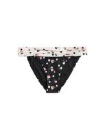 B by Ted Baker Bikinio kelnaitės kremo / tamsiai žalia / ryškiai rožinė spalva / juoda
