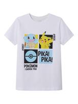 TWO SOON Marškinėliai 'Pokémon' tamsiai mėlyna jūros spalva / šviesiai mėlyna / geltona / raudona / balta