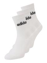 ADIDAS PERFORMANCE Sportinės kojinės 'Linear Crew Cushioned 3 Pairs' juoda / balta