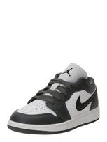 Jordan Sportbačiai 'Air Jordan 1' tamsiai pilka / balta