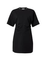 Calvin Klein Jeans Suknelė 'Milano Draped' juoda / balta