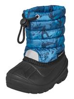 PLAYSHOES Sniego batai 'Wintersportler' tamsiai mėlyna jūros spalva / juoda