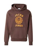 JACK & JONES Megztinis be užsegimo 'JJVICTO' tamsiai ruda