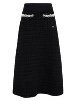 Karl Lagerfeld Sijonas juoda / balta