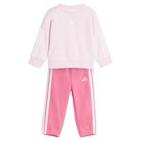 ADIDAS SPORTSWEAR Treniruočių kostiumas 'Essentials' rožių spalva / pitajų spalva / balta