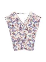 VERO MODA Palaidinė 'VMCHERIE' šviesiai mėlyna / ruda / rožių spalva / balkšva