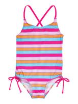 PLAYSHOES Maudymosi kostiumėlis šviesiai mėlyna / oranžinė / fuksijų spalva / rožių spalva