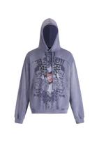 Ed Hardy Megztinis be užsegimo indigo spalva / violetinė-mėlyna / melionų spalva / juoda