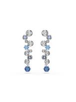 Swarovski Auskarai 'Constella' tamsiai mėlyna / šviesiai mėlyna / sidabrinė