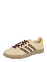 ADIDAS ORIGINALS Sportbačiai be auliuko 'GAZELLE INDOOR' smėlio spalva / šokolado spalva / geltona