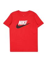 Nike Sportswear Marškinėliai 'FUTURA HBR' raudona / juoda / balta