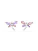 Swarovski Auskarai purpurinė / rožinė / sidabrinė