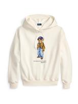Polo Ralph Lauren Megztinis be užsegimo 'Island' tamsiai (džinso) mėlyna / šokolado spalva / tamsiai ruda / balta