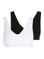 Lindex Maternity Maitinimo liemenėlė juoda / balta
