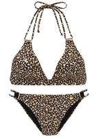 LASCANA Bikinis kremo / ruda / juoda