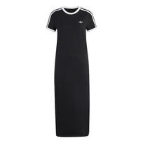 ADIDAS ORIGINALS Suknelė '3 STRIPES DRESS' juoda / balta
