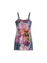 Desigual Suknelė kaštoninė spalva / oranžinė / rožinė / raudona