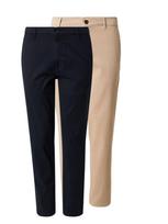 JACK & JONES „Chino“ stiliaus kelnės kupranugario / tamsiai mėlyna