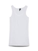 VERO MODA Palaidinė be rankovių 'VMMAXI' juoda / balta