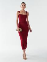 BWLDR Suknelė 'MYRAN DRESS' raudona
