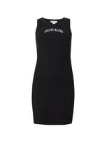 Calvin Klein Jeans Suknelė 'Embroidered Logo Tank' juoda / balta