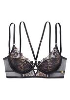 JETTE Liemenėlė šokolado spalva / juoda