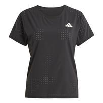 ADIDAS PERFORMANCE Sportiniai marškinėliai 'Adizero' juoda / balta