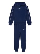 Nike Sportswear Treningas 'Club Fleece' tamsiai mėlyna / balta