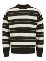 JACK & JONES Megztinis 'Ollie' ruda / balta