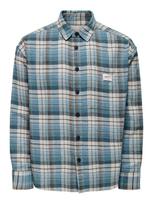 Only & Sons Marškiniai 'ONSJack' nebalintos drobės spalva / žalsvai mėlyna / ruda / juoda