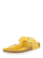 BIRKENSTOCK Šlepetės per pirštą 'Gizeh' geltona