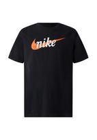 Nike Sportswear Marškinėliai šviesiai oranžinė / juoda / balta