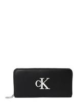Calvin Klein Piniginė juoda / balta