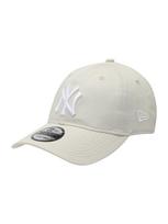 NEW ERA Kepurė '9 Twenty New York Yankees' gelsvai pilka spalva / balta