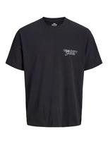 JACK & JONES Marškinėliai geltona / pitajų spalva / juoda / balta