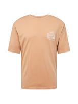 JACK & JONES Marškinėliai 'JPRBLUANTHONY' šviesiai oranžinė / balta