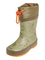 PLAYSHOES Guminiai batai rusvai žalia / alyvuogių spalva / šviesiai oranžinė
