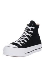 CONVERSE Sportbačiai su auliuku 'CHUCK TAYLOR ALL STAR' juoda / balta