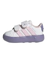 ADIDAS SPORTSWEAR Sportbačiai 'GRAND COURT MINNIE CF I' violetinė-mėlyna / rožių spalva / balta