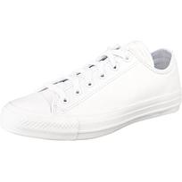 CONVERSE Sportbačiai be auliuko 'Chuck Taylor All Star Leather' balta
